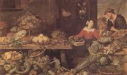Frans Snyders Fruit and Vegetable Stall (mk14) oil painting picture wholesale